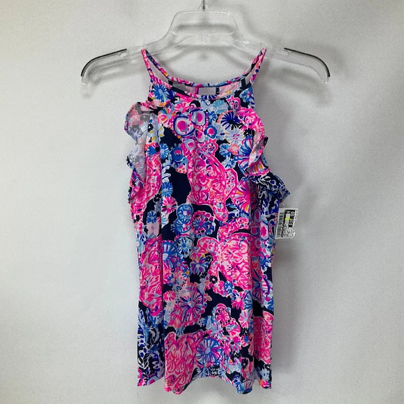 Tropical Print Top Sleeveless Lilly Pulitzer, Size Xs