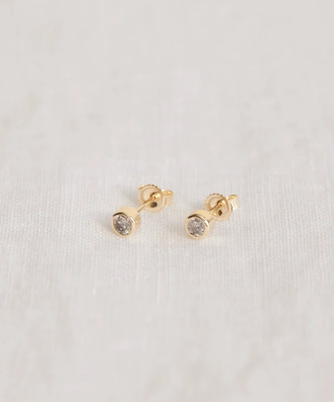 Stevie Grey Diamond Studs